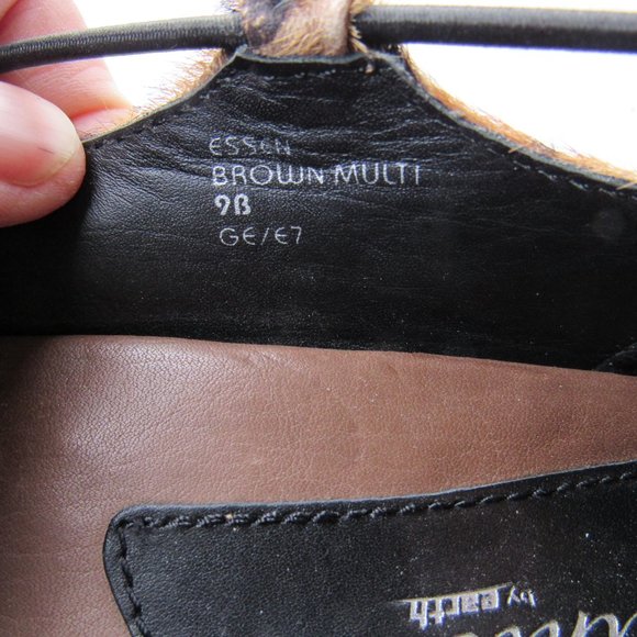 Leopard Print Leather Earth Shoes 9B - Picture 4 of 6